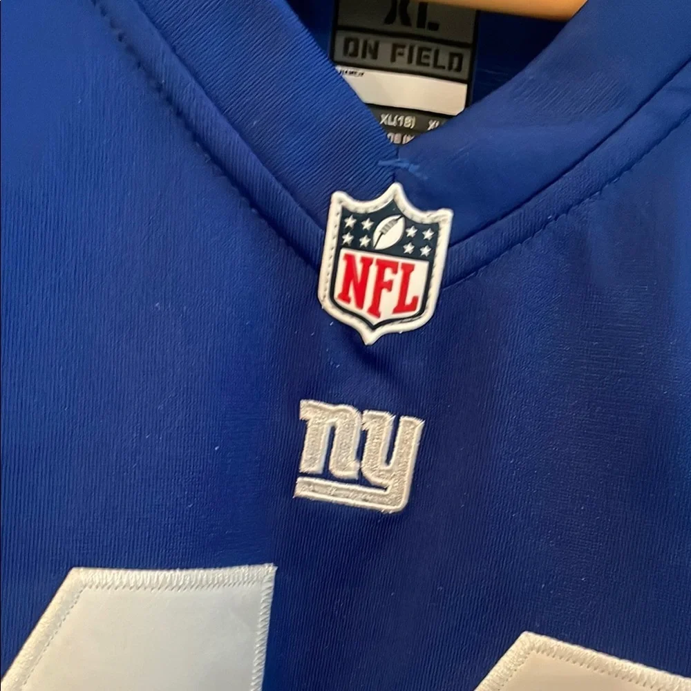 Vintage Nike Blue Jersey with White Number 44 NY Bradshaw NFL